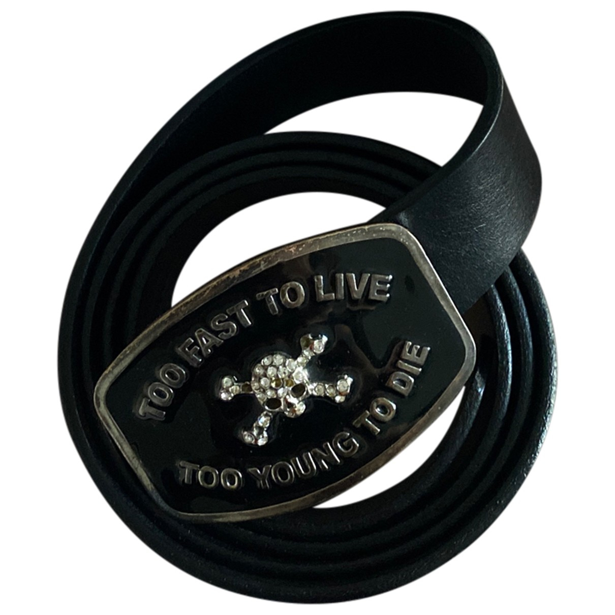 Leather belt Vivienne Westwood Black 